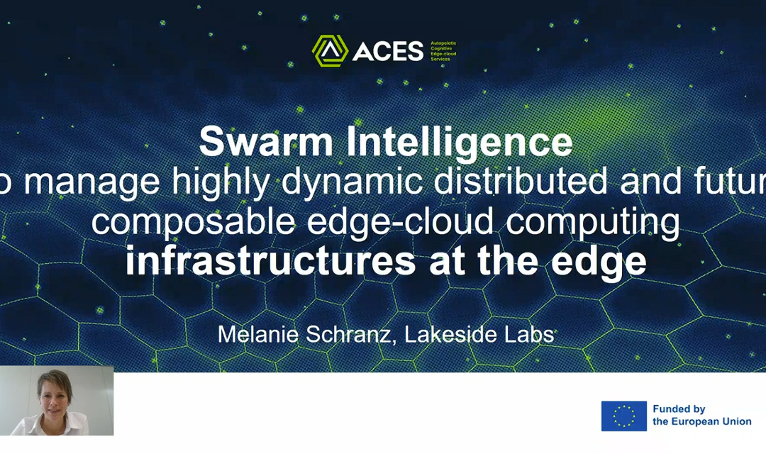 Trustworthy AI: Swarm Intelligence for highly dynamic distributed and future composable edge-cloud